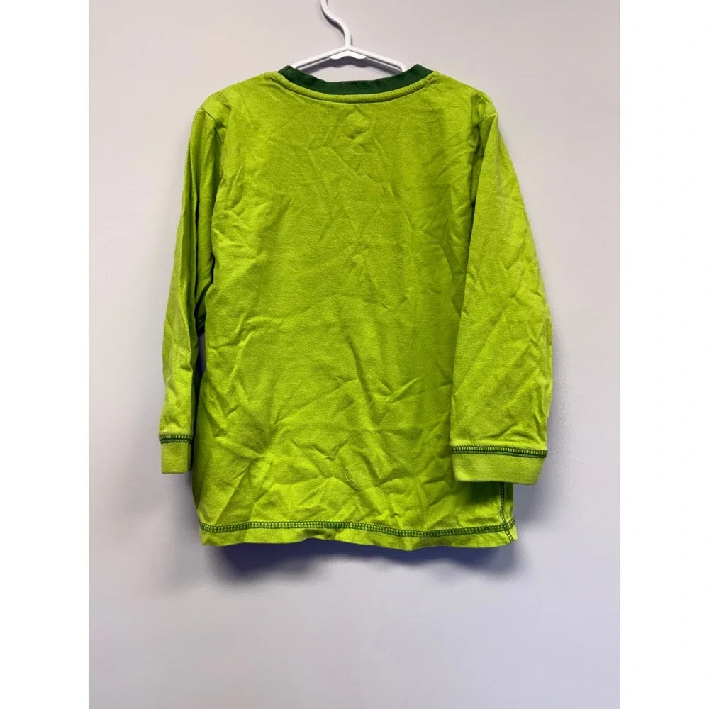 John Deere Boys Size 5 Lime Green Long Sleeve Will Trade Sister For Tractor Tee